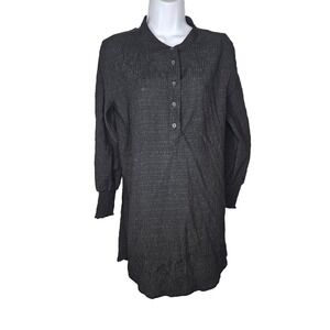 Brand: Steve Madden Size: Small Color: Black Style: Shirt Dress Closure: Button